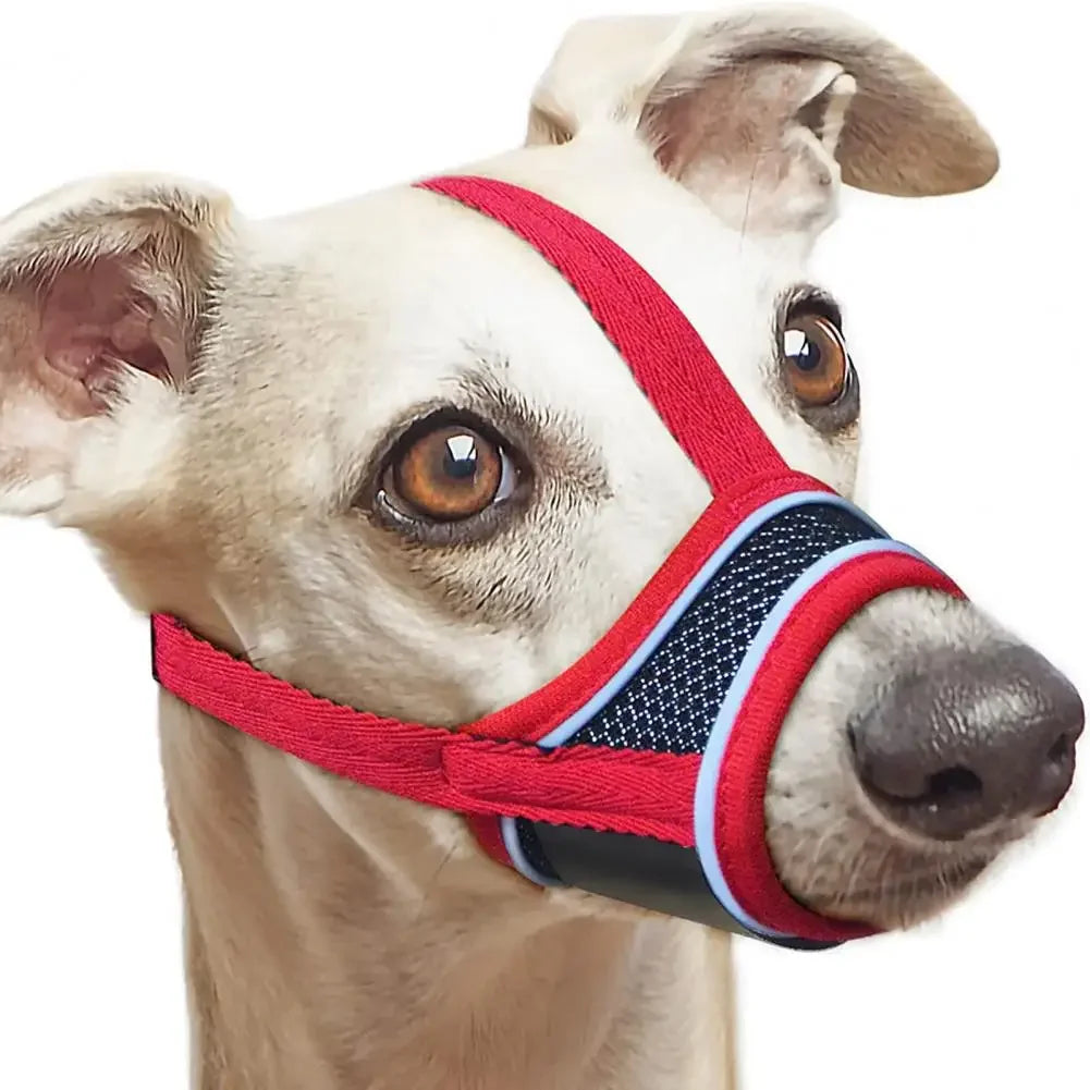 Breathable Adjustable Dog Muzzle for Comfort and Anti-Chewing/Biting Protection