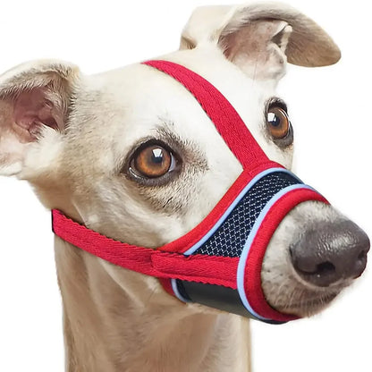 Breathable Adjustable Dog Muzzle for Comfort and Anti-Chewing/Biting Protection