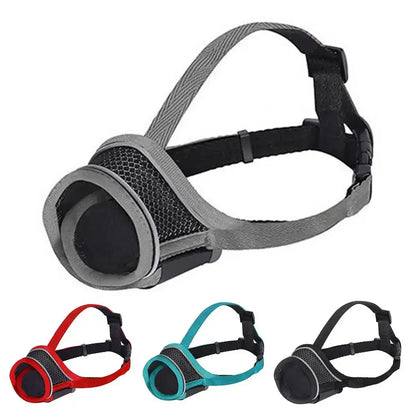 Breathable Adjustable Dog Muzzle for Comfort and Anti-Chewing/Biting Protection